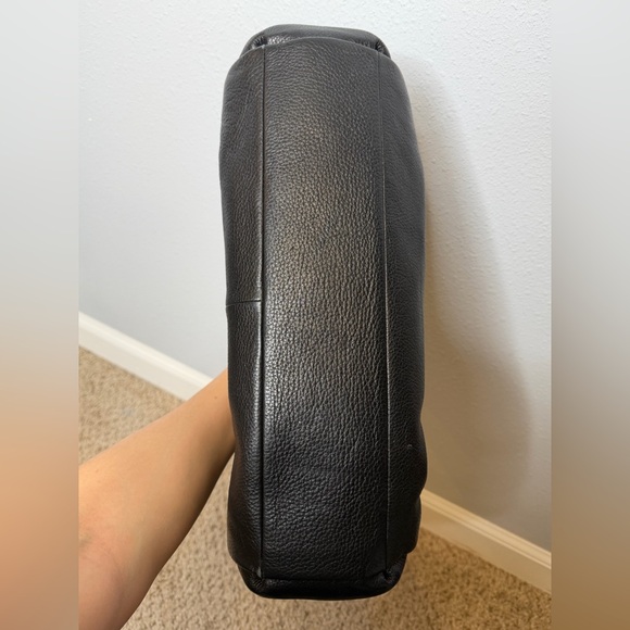 Coach leather shoulder bag black women’s leather bag with dust bag - Picture 4 of 8